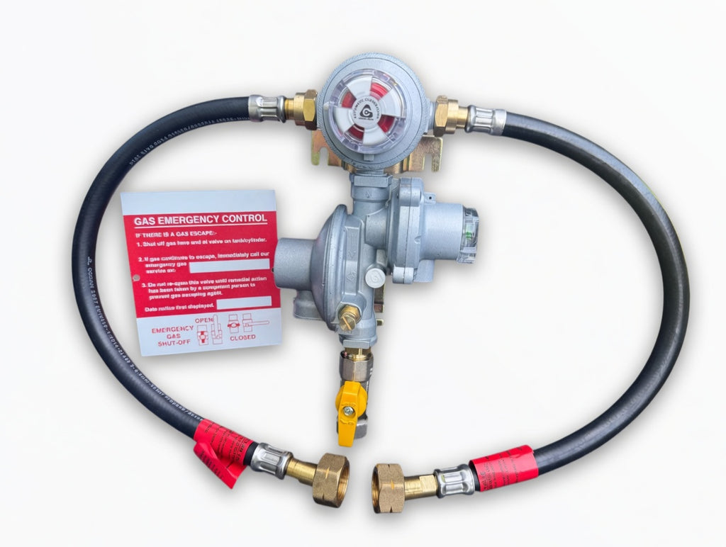 Cavagna 8kg/hr OPSO & PRV Auto Changeover Regulator Super Change F Valve Pigtails