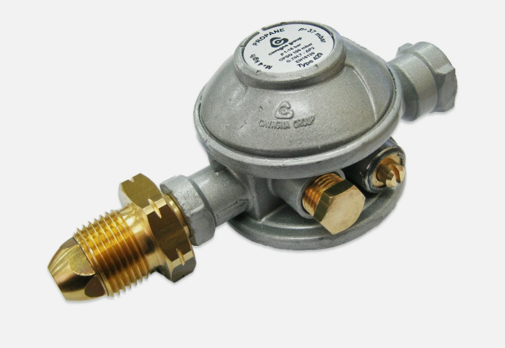 Propane Gas Bottle Regulator With OPSO 4kg/h 37mbar POL LPG Cylinder 3/8" Outlet