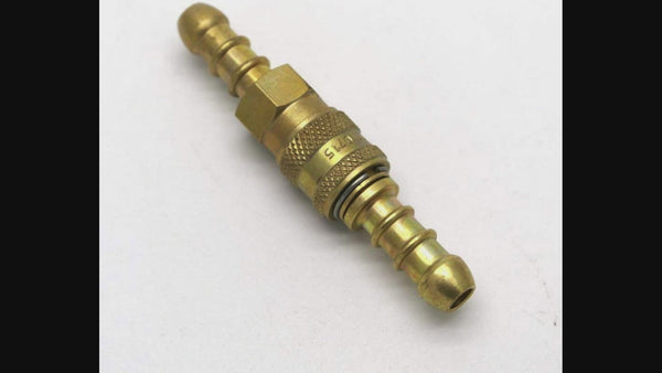 Video demonstrating the 8mm Quick Release Gas Hose Coupling in use, showing easy connection and disconnection for BBQs, patio heaters, and outdoor LPG setups.