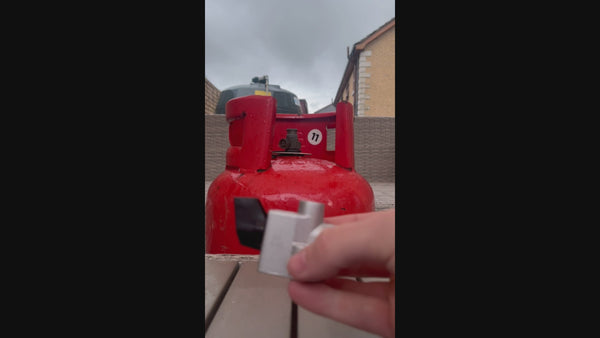 Video demonstrating the use of the Conversion Adaptor Kit, showing how to connect a 21mm Clip On Gas Adaptor to a standard propane pigtail for caravan gas conversions.