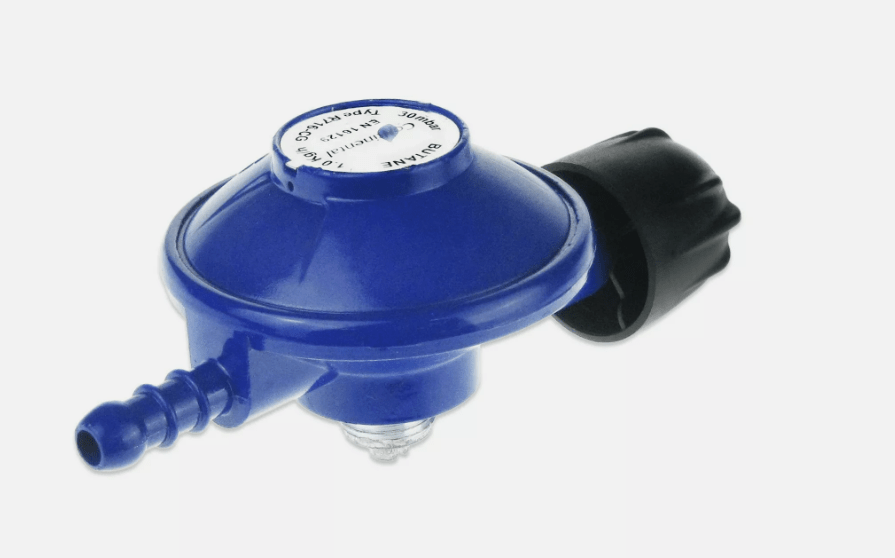 R716-CG CAMPING GAZ STYLE BUTANE GAS CYLINDER LPG BOTTLE REGULATOR SCREW ON BLUE
