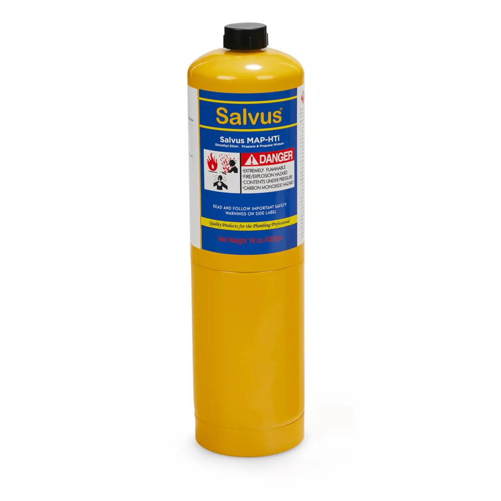 1 x Salvus Map HTi Mapp Gas Bottle for Blowtorch Plumbers Soldering