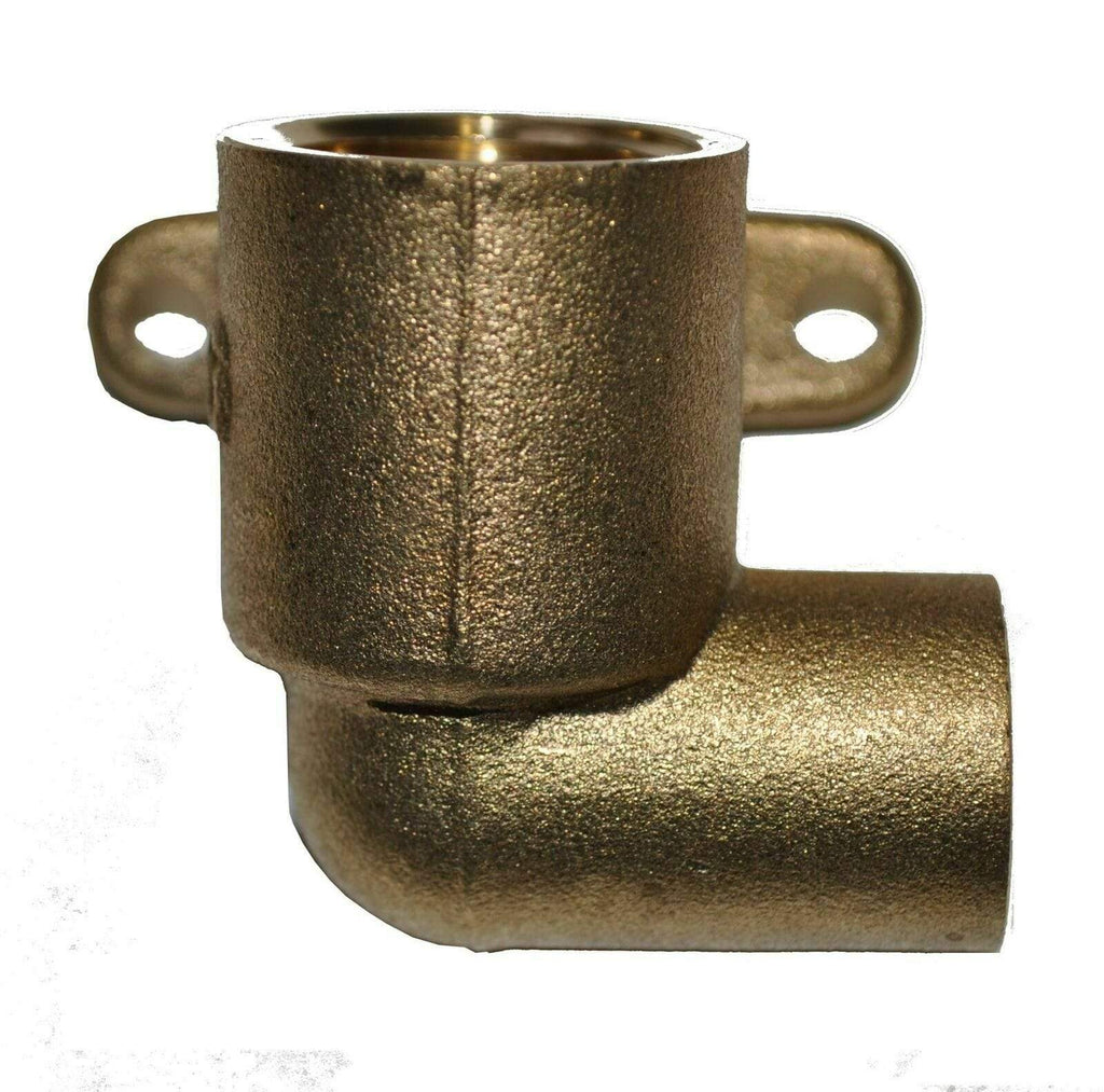 15mm x 1/2" Gas Wall Plate With Side Entry