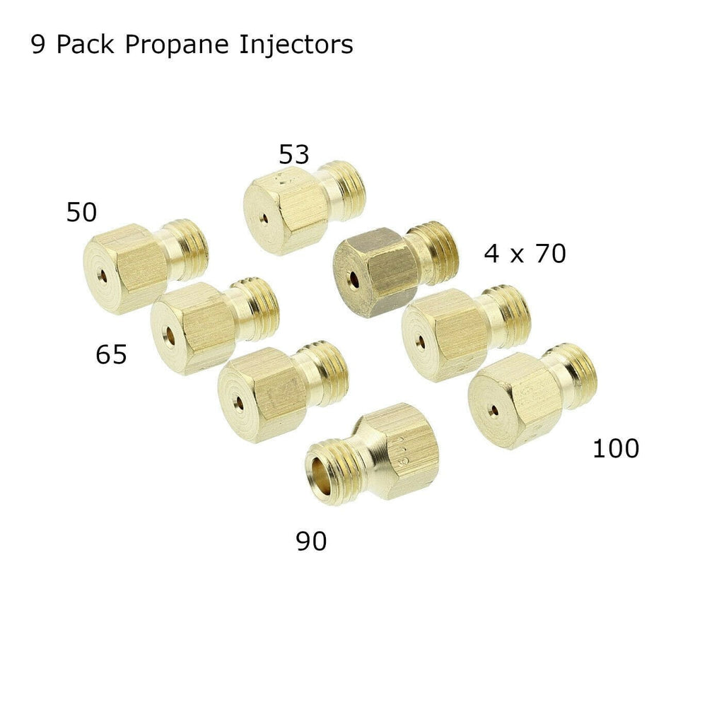 Pack of 9 LPG Propane U-LPG Jets