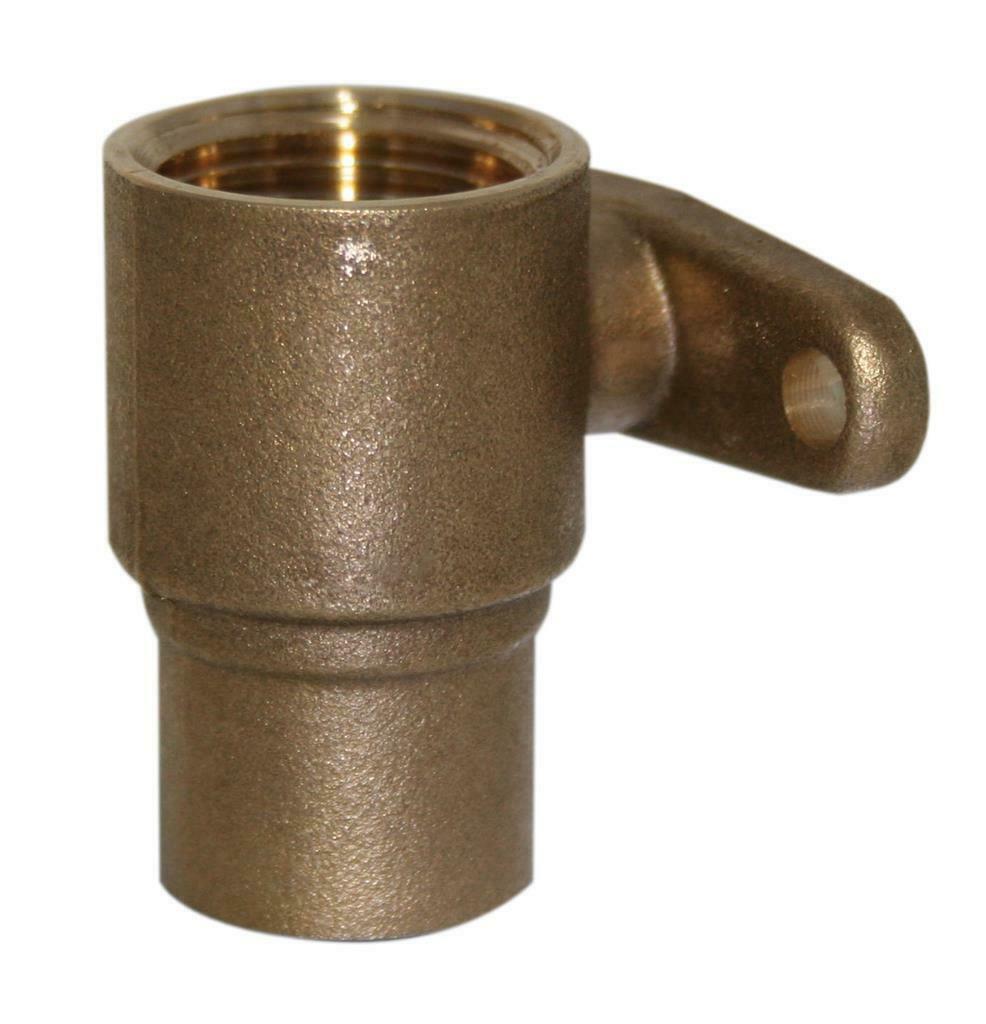 Straight Wallplate Taper Adaptor 15mm x 1-2" BSP TF