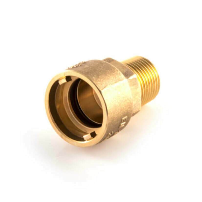 Salvus 1/2" Straight Bayonet Socket Natural Gas - LPG - For Cooker Hose Inlet