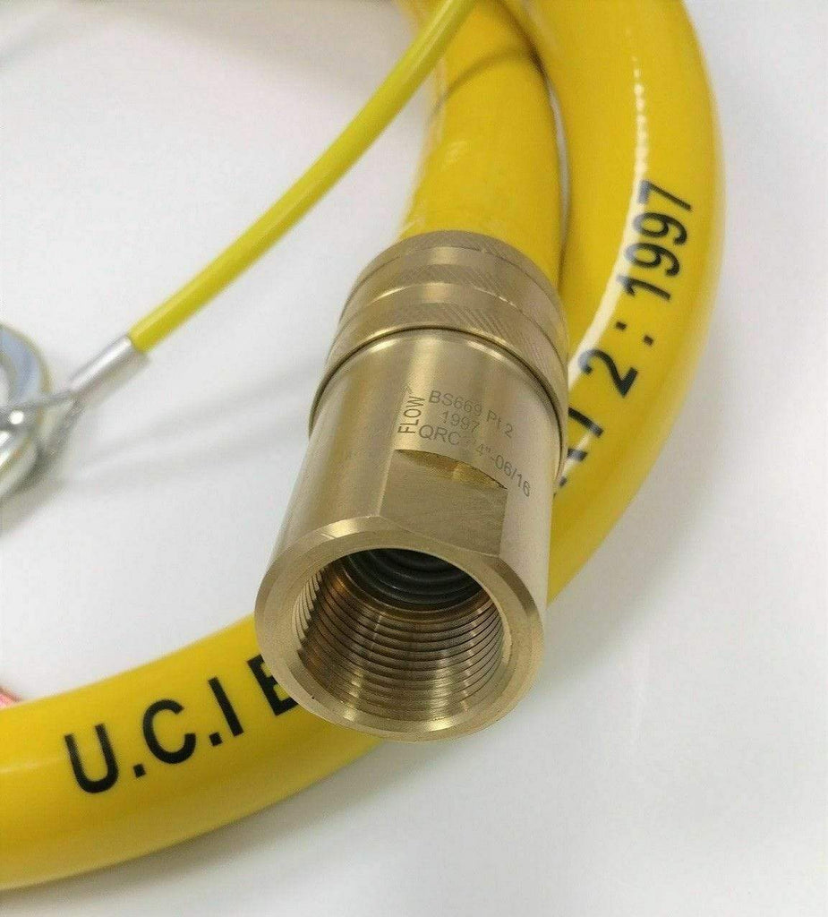 1/2" Salvus Caterhose Commercial Gas Catering Pipe Hose Long 1000mm