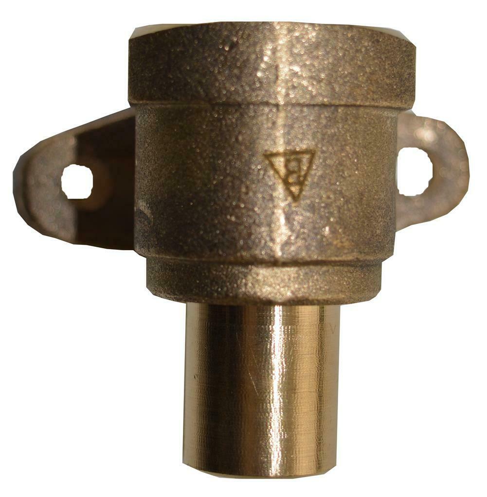 15mm x 1/2" Straight OD Gas Wall Plate