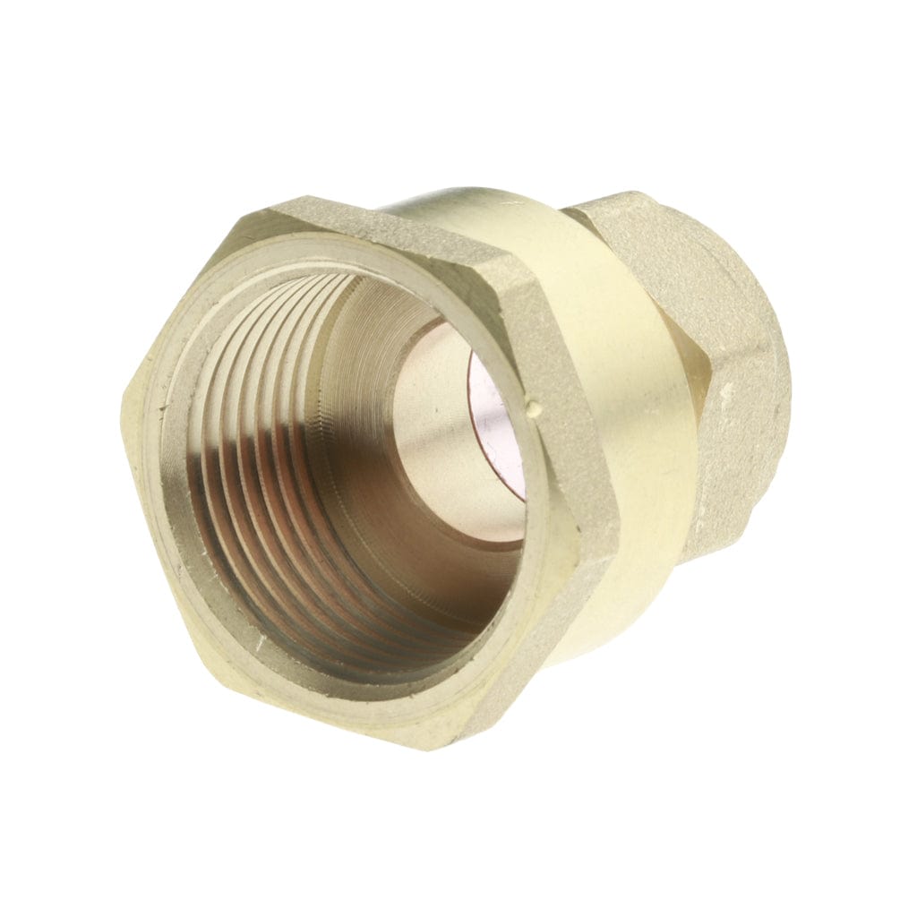 Compression 22mm X 1/2" Straight Connector Female Iron