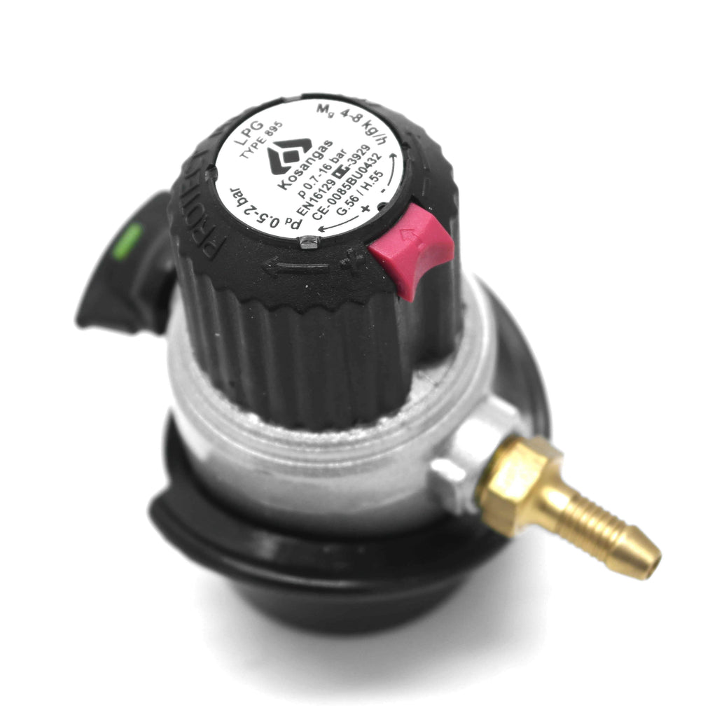 Kosan High Pressure Jumbo Butane Regulator 0.5-2bar